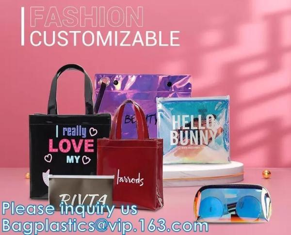Fashionable Design Luxury PVC Handbag Purse, Organizer Dust Cover, Bag Protector, Magnetic Snap Closure