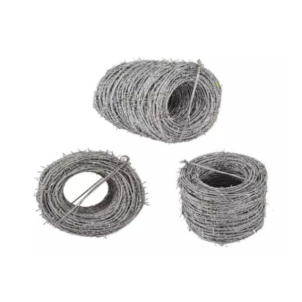 Cables de alambre de púas galvanizados y sumergidos en caliente para cercas de seguridad y ganado