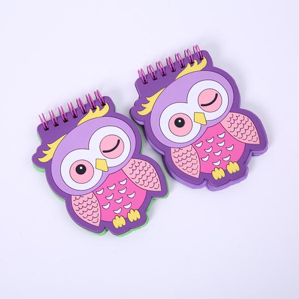 Креативный дизайн мультфильма ПВХ покрытие свободный листовой блокнот для портативного записи