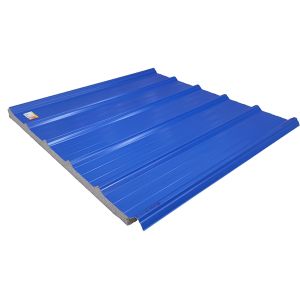 Customized Insulated Sandwich Panel Blue Fireproof Sandwich Panel Environmentall