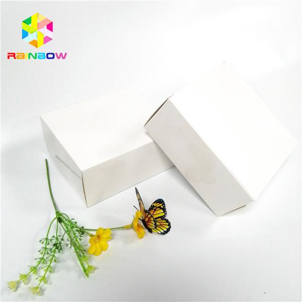 Подгонянный логотип Флайксбле карты коробок белого картона цвета упаковывая различный