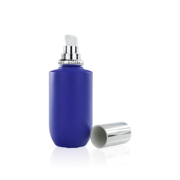 Garrafas 30ml-120ml cosméticas luxuosas de empacotamento cosméticas vazias do roxo feito sob encomenda
