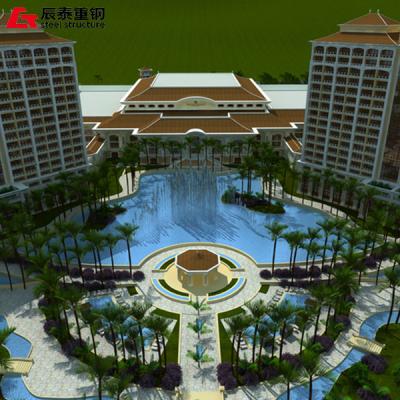 Fireproof High Rise Steel Structure Building Construction for Apartment