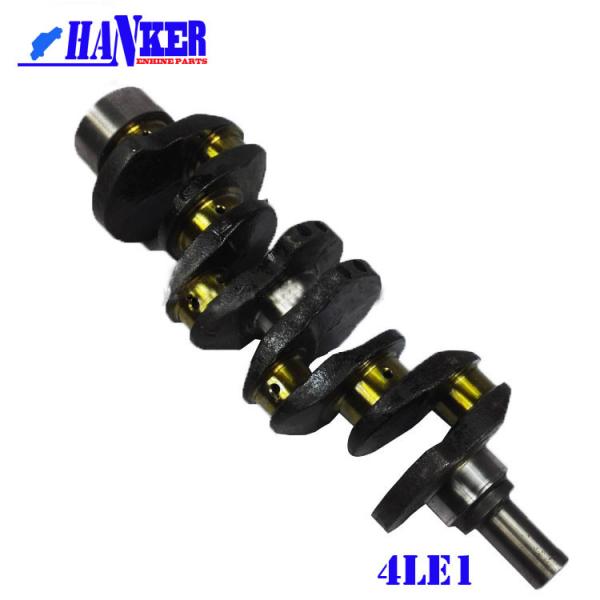 Hanker HRC 45 Isuzu 4LE1 Casting Crankshaft , Car Crankshaft With Stock