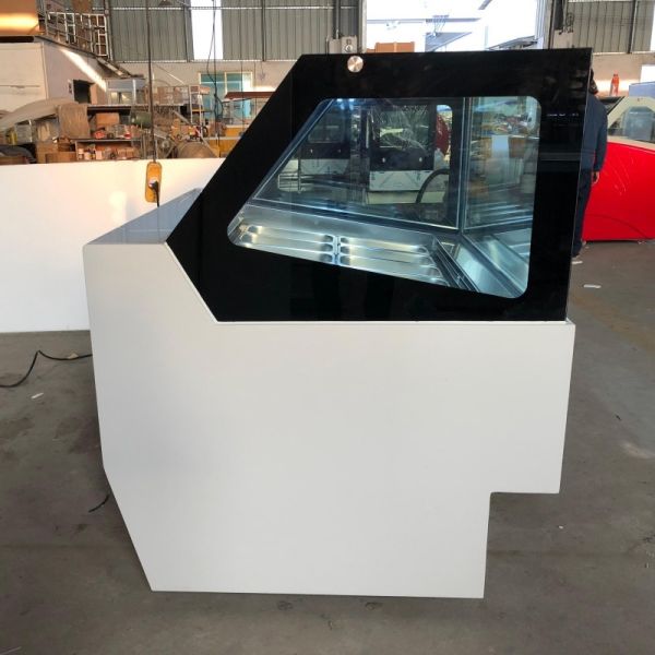 Ice Cream Popsicle Display Freezer Italy Style with Back Sliding Door