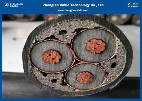 Medium Voltage 3 Core Non Armoured Power Cable OEM / ODM For Power Station