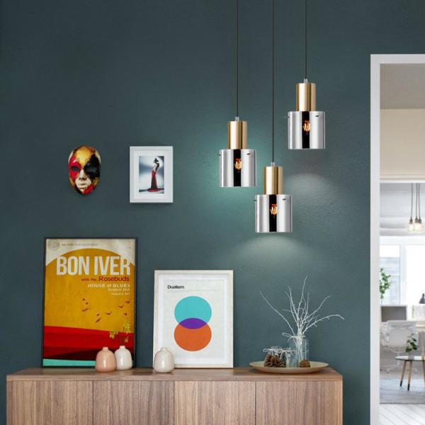 Modern Glass Pendant Lamp Led Hanging Light Living Dining Bedroom Bedside Bar Decor Minimalist designer lamp（WH-GP-90）