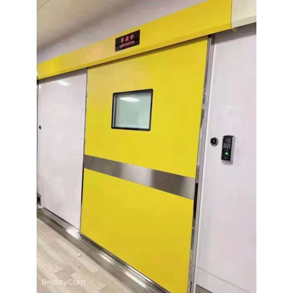 Automatic Airtight Medical Radiation Protection Door Heavy Duty Hospital Steel Door