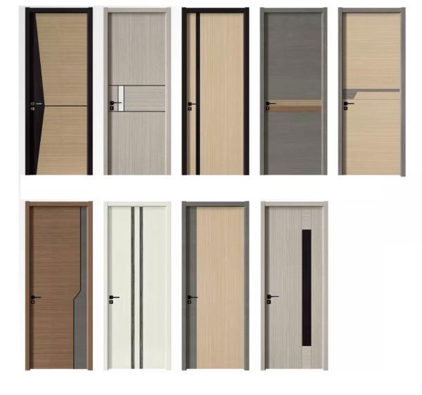 Custom WPC Door 45mm Thick Waterproof Termite Proof