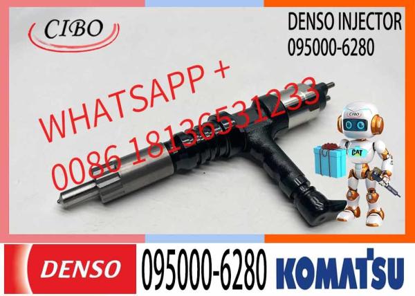095000-6280 6219-11-3100 Injetor de combustível encaixa no motor Komatsu SAA12V140