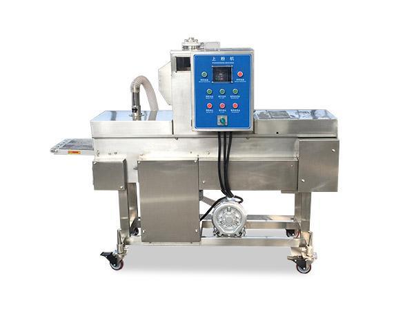 Thermal Processing Chicken Tenders Breading and Flouring Machine with Flouring Process