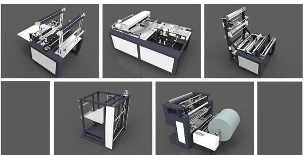 Gold supplier China manufacturer non woven bag cutting  machine