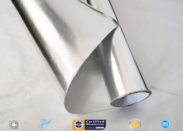 tissu 13oz enduit argenté épais de 0.45mm avec le papier aluminium pour le parement
