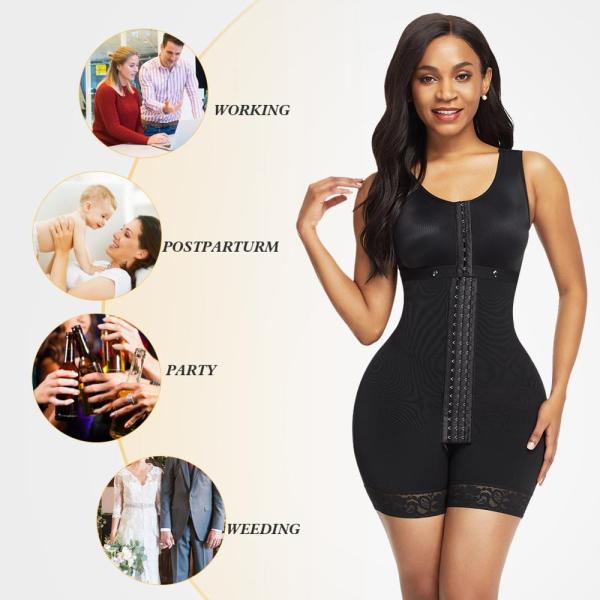 5XL Stage 2 3 Postpartum Full Bodysuit Fajas Colombianas Reductora Butt Lifter Corset Shapewear Slimming Post Surgery Fajas