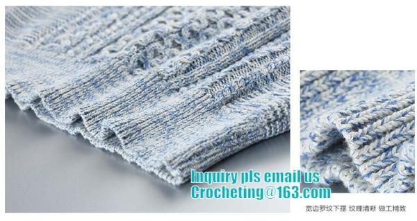 Gray Long Sleeve Turtleneck Pullover Women Fall Winter Warm New Design Loose Casual Cable Knitted Sweater
