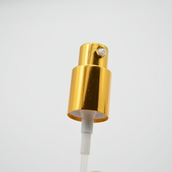 Customized Gold Soap Dispenser Pump Tops , Hand Lotion Pump With Plastic Cap