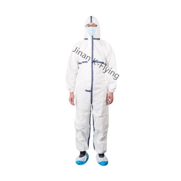 Elastic Wrist Medical Consumable Products , XL Full Body Coverall