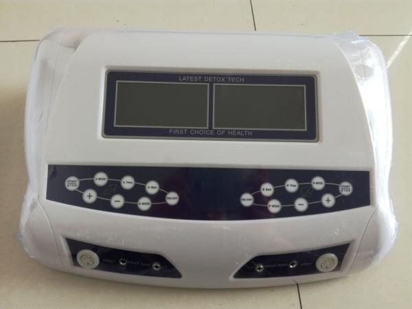 Deep Cleansing Dual screen display Ionic Foot Detox With Aluminum Box Massage Slipper CE Detox Machine,Ion Foot Spa