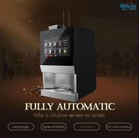 Nova máquina de café Smart IoT Motor de bomba de engrenagem durável de 15,6 polegadas tela sensível ao toque 220V Voltagem Máquina de café certificada CE