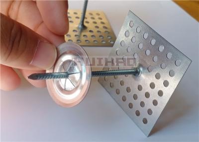 75mm Insulation Hangers With Perforated Base Fixing Insulation Material To Wall & Ceiling
