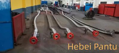 3 1/8” flanged, 5,000 psi Coflexip hose for choke line with stainless steel protective flexible cover