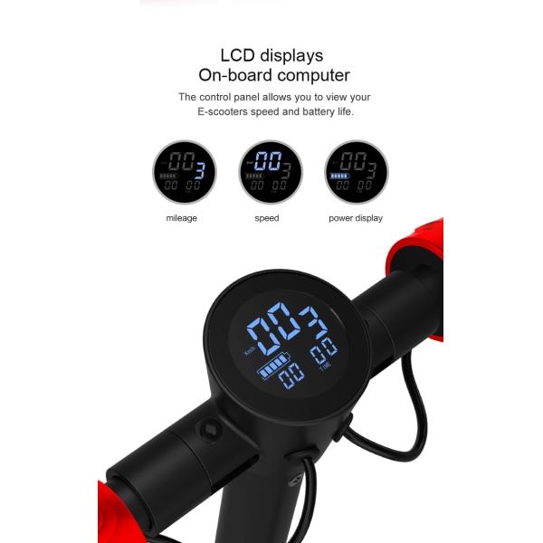 Lightweight Powerful Electric Scooter 250W Li Ion Battery 100KG Max Load