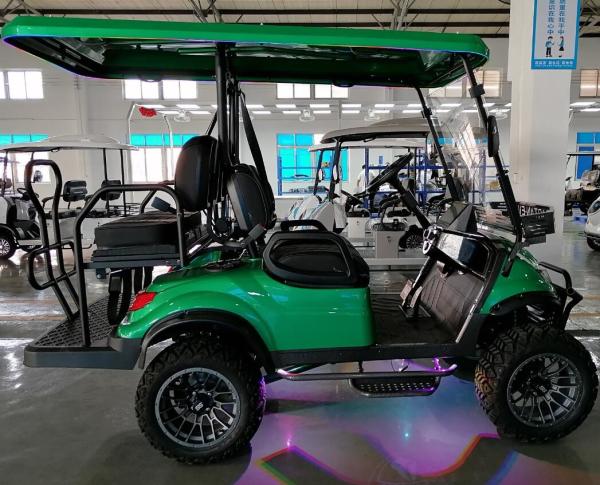 Mini Carrinho Elétrico de Golf 4 Rodas Freio Disco 10 polegadas TFT IP66 CARplay Display 60V 72V