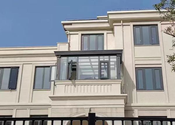 Stainless Steel Aluminum Sun Room Flat Slanted Garden Sunroom