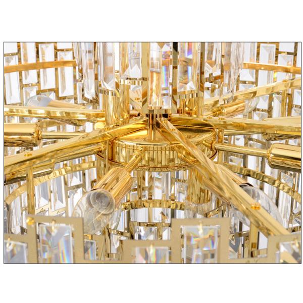 100cm Diamater 30cm Height Restaurant 260V Crystal Pendant Light