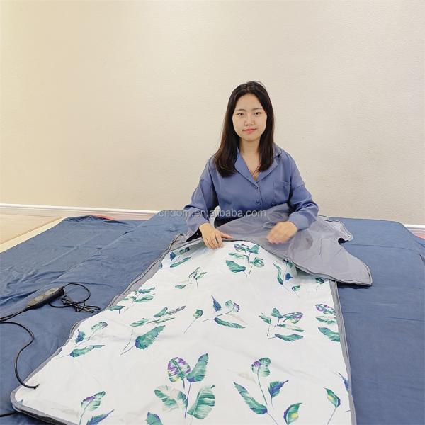 Home Infrared Sauna Body Shaping Instrument with Detox Wrap Thermal Blankets 100-240V