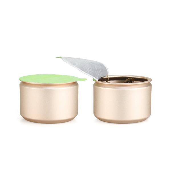 Customized Capacity Metal Aluminum Sealed Tea Can for Mini Tea Leaf Tea Coffee