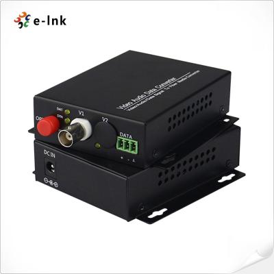 Vídeo do conversor 1-Channel HD-AHD/CVI/TVI/CVBS da fibra sobre o transceptor da fibra ótica