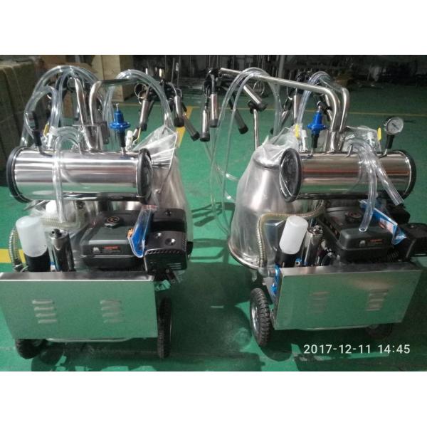 HL-JN08 Коровая портативная бензиновая доильная машина с двойным ведром 25 л