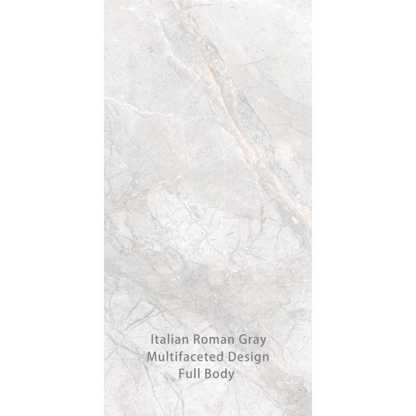 Modern Grey Marble Stone Look Floor Wall Tile