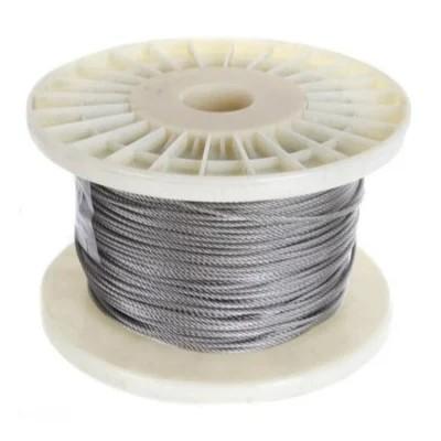 Non-coated 3/16 T316 Stainless Steel Wire Rope for Deck Cable Railing kits 500FT Cable Rope Aircraft Cable 1x19/7x7/7x19