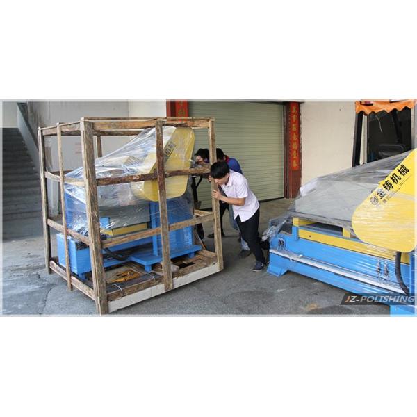 4KW Metal Polishing Equipment , Metal Buffing Machine For Flat Bar