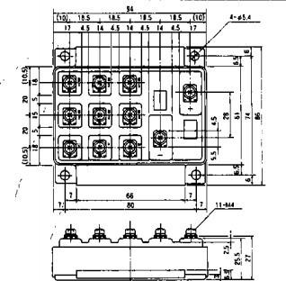 6DI120C-060 Ultra Low Power CMOS SRAM 256K X 16 bit  FUJITSU IGBT Power Module