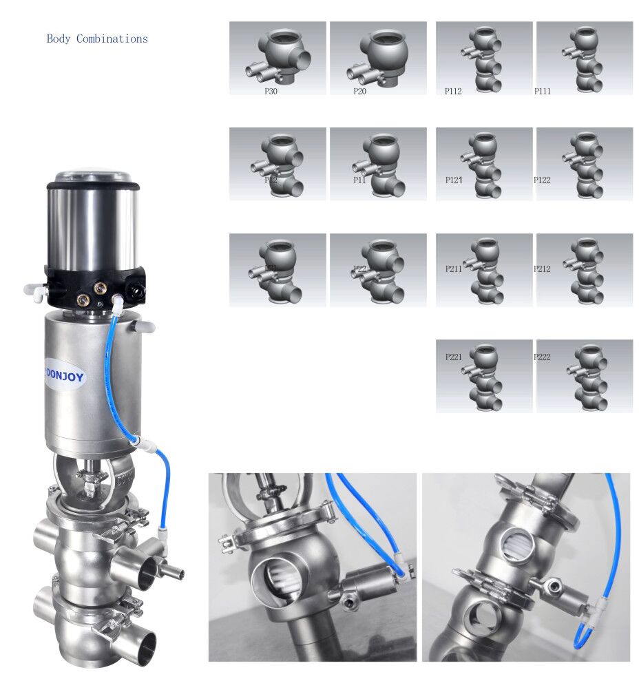 Donjoy DOUBLE SEAL MIXPROOF VALVE (серия E-C) с датчиком 3 позиций