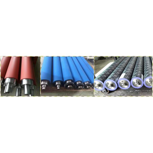 Textile PU Rubber Roller Polyurethane Rubber Wheel For Printing Dyeing Wear Resistant