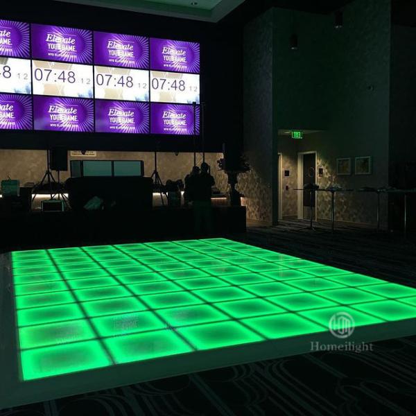 RGB LED Stain Tile para Evento Casamento Bar Night Club 50 * 50 * 7cm Dancing Mat Luz de palco