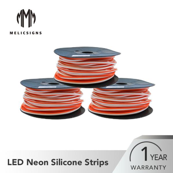 Waterproof 50 Meter 220V Orange Silicone Neon LED Strip