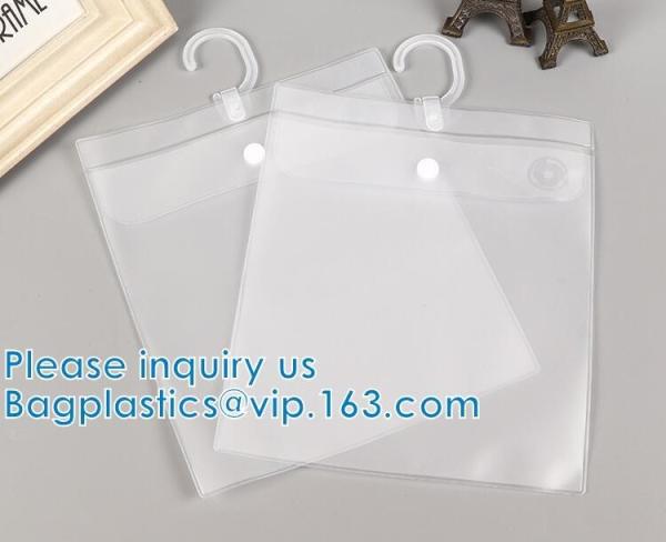 Hanger Pouch, Bikini, Swimwear, Swimsuit, Underwear, Packaging, vinyl zipper bags, Eco Friendly TPU Bag