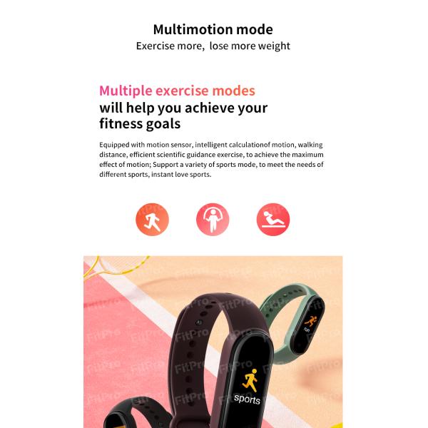 Wholesale Smartwatch Fitness Tracker Watch For Xiaomi Smartband Mi Band 6 5 Fitness Bracelet