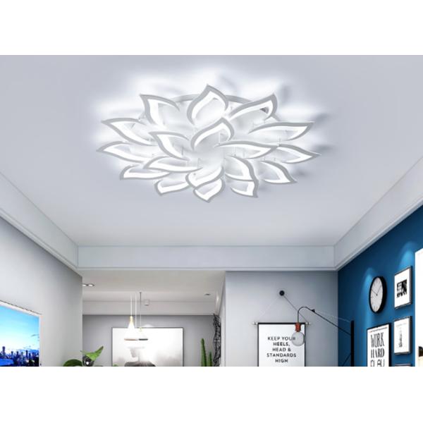 Blanco interior llevado de acrílico de la luz de techo del hierro de la pantalla plana de Dimmable