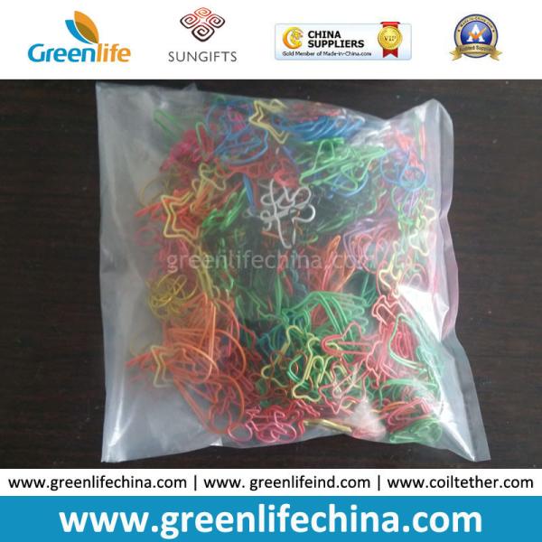 PET Material Custom Paper Clip Gift OEM Stationery Holder