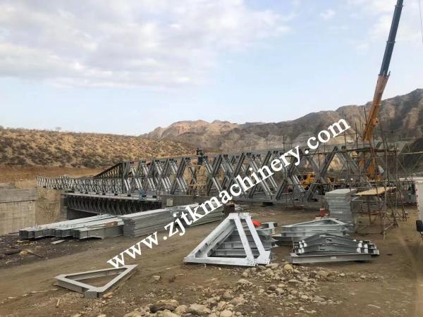Steel Truss bridge ,prefabricated steel truss ,Mabey Delta bridge, panel bridge ,