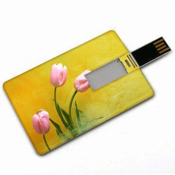 Memoria USB retractable AT-045C de la tarjeta de crédito