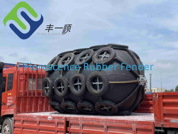 Marine Ship Port Pneumatic Rubber Fenders Net Type for STS STD