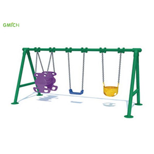 Kids Outdoor Playground Equipment Amusement Park Safety Plastic Swing Slide Hot Sale