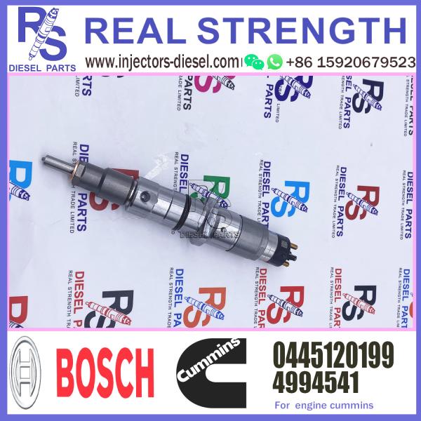 Diesel Engine Common Rail Assembly Diesel Fuel Injector 0445120199 For Bosh 4994541
